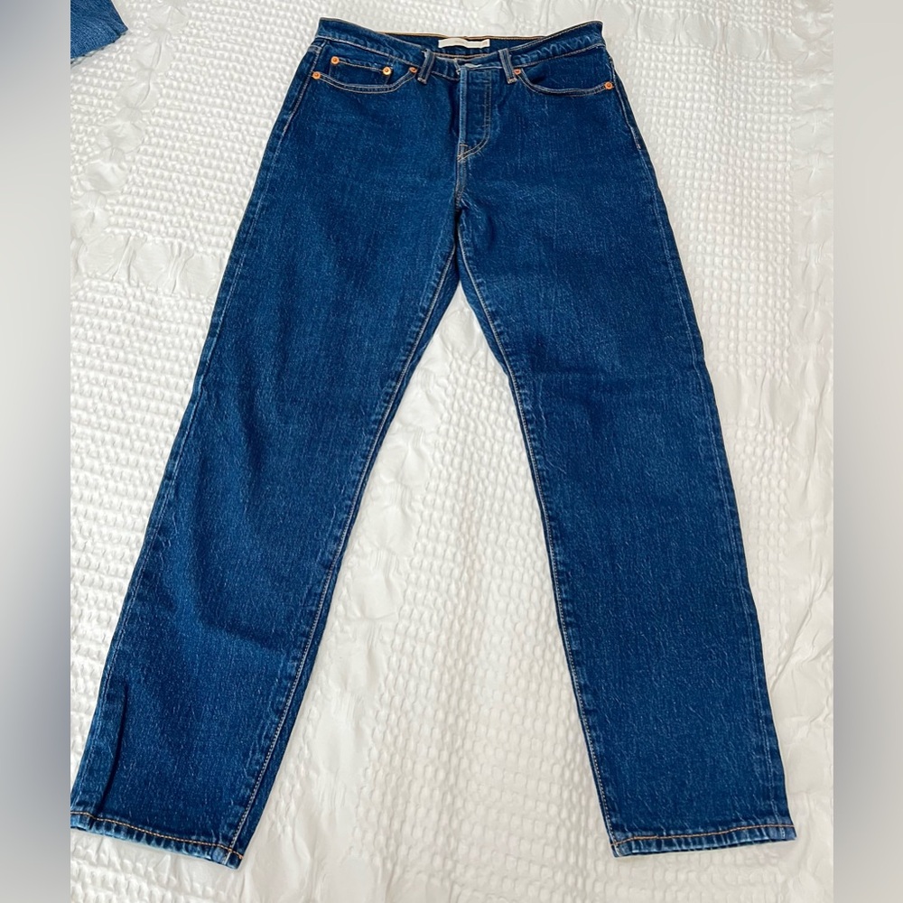 Levi’s Premium Wedgie Jeans Classic Blue Denim Jeans